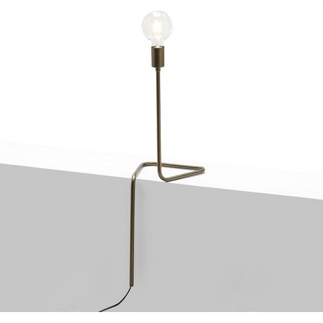 22x23x76 Tischlampe vergoldete Metallbeleuchtung / Federung für alle Stile, um zu Hause eine Note zu verleihen