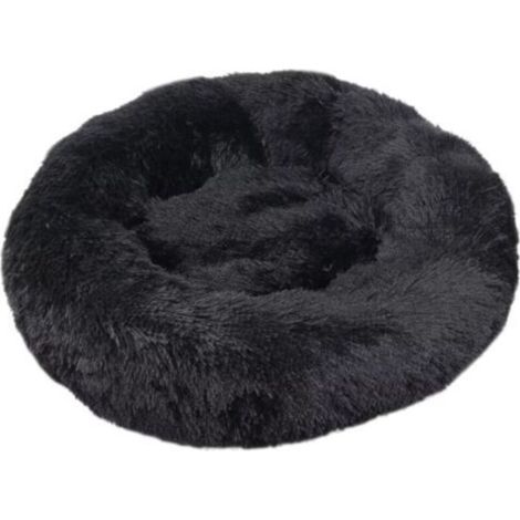 Lit pour Chat, Coussin Moelleux, Doux Lavable pour Chiens Chats (Noir, 70 cm), Ensoleillé (1/4)