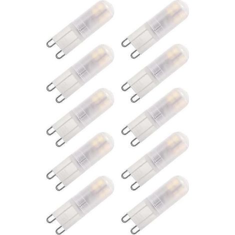 Ampoules LED G9 équivalentes à 2 ampoules halogènes G9 de 20 W, 25 W et 28 W, blanc froid 6 000 K, 36 dB-AquaForge (1/3)