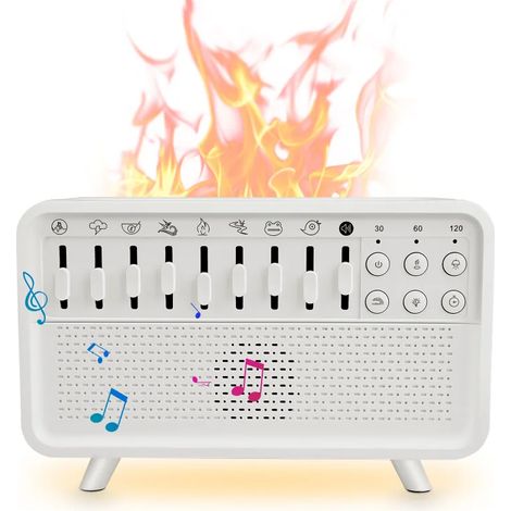 Appareils et équipements, enceinte Bluetooth 4 en 1, 8 câbles, diffuseur, accessoires essentiels, bruit blanc, sommeil, méditation, yoga. (1/5)