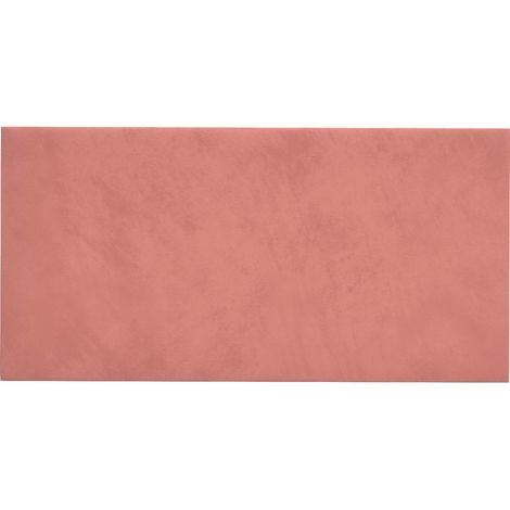 Cabecero de Pared 12 uds. Rosa Terciopelo vidaXL (1/5)