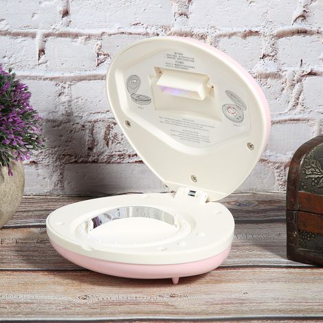 Projecteur de lumière arc-en-ciel en forme de coquillage, une veilleuse arc-en-ciel USB créative pour prendre des photos. (1/5)