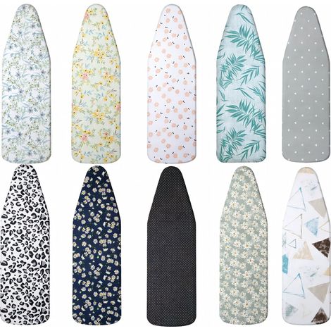 Housse de planche à repasser en coton noir 140 x 50