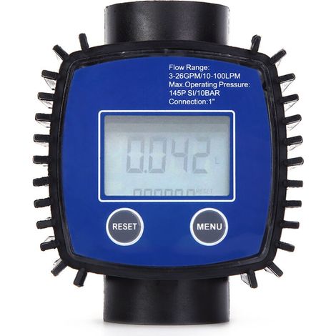 Débitmètre d'eau et diesel numérique haute précision – Plage de débit 5-120L/min – Filetage interne 1 pouce – Pression max 20 bar (1/5)