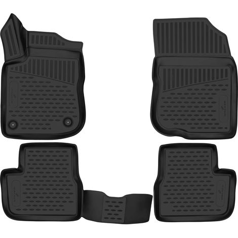 Walser – Tapis en caoutchouc XTR pour Peugeot 2008 I (CU) 03/2013-Auj. – Résistant à la chaleur et au froid – Fixations d'origine – Nettoyage facile