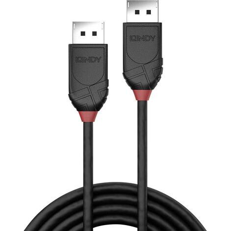 Câble de raccordement LINDY DisplayPort Fiche mâle DisplayPort, Fiche mâle DisplayPort 0.50 m noir 36490 Câble DisplayP (1/5)