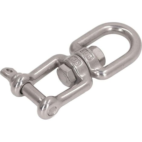 Déstockage Émerillon Manilles Chaînes d'ancrage d'amarrage Connecteur Pivotant en 304 INOX pour Bateau Marine - 6mm (1/5)