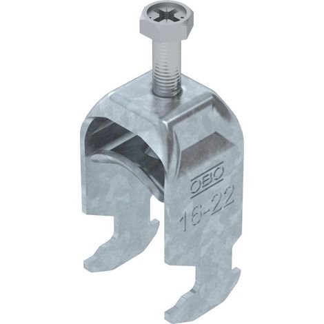 OBO Bettermann Collare a staffa 2056 16-22mm acciaio zincato a caldo, 1186016