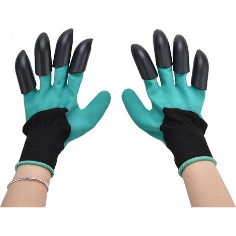 Gants de Jardinage pour Creuser Rapidement les Plantes Idéaux pour la Serre Domestique avec Double Griffe - KZQ (1/5)