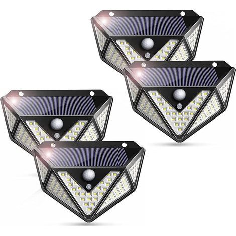 4 Pack 100 Led Wide Angle Solar Light (1/5)