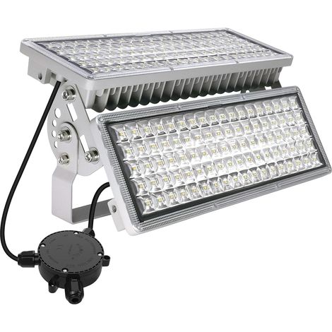 28000LM 200W LED Projecteur Extérieur, Spot LED Super Lumineux, 6500K Blanc Froid IP67, Réglable à 180° avec Boîte de Dérivation pour Jardin Garage (1/5)