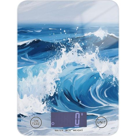 Blue Waves Petite balance de cuisine portable de voyage 5 kg/ (1/5)