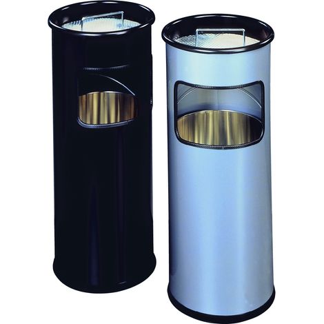 PROVOST - Cendrier extérieur en inox - Poubelle intégrée - Idéal intérieur et extérieur (1/5)