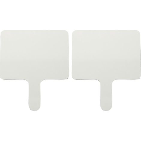 Stück abwischbare Whiteboards, Whiteboards, Whiteboards, transparente Nachrichtentafeln, Antworttafeln-25X20.5X0.3CM-White (1/3)