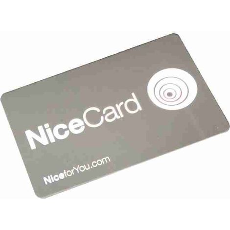 Nice MOCARDP - Tessera a transponder riprogrammabile tramite Obox, con codifica sequenziale para inserimento multiplo