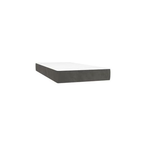 Matelas de lit à ressorts ensachés 100x210x20 velours (1/5)