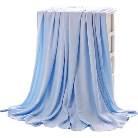 Couette en Fibre de Bambou Courtepointe d'été Couette rafraîchissante légère et fine pour fibre de bambou respirante (1/5)
