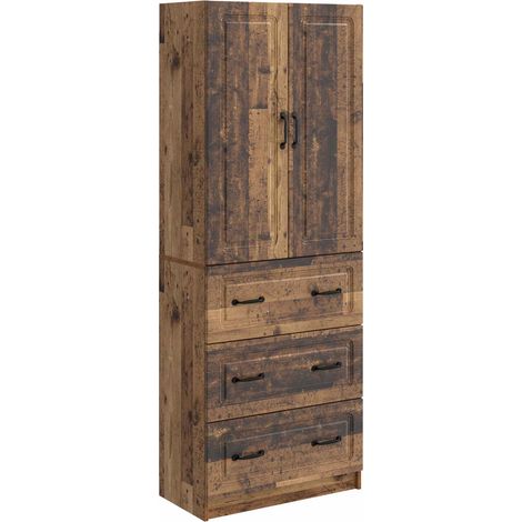 Set di armadi 2 pcs Legno antico 66 x 34,5 x 87 cm vidaXL
