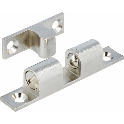 Doppelkugelschnäpper Kugelschnapper Schnapper Schnäpper vernickelt Länge 60mm (1/4)