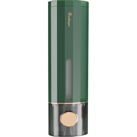Distributeur mural manuel de savon liquide pour salle de bain, désinfectant pour les mains, hôtel familial, Gel douche, accessoires de salle de bain, 450ml(vert) (1/4)