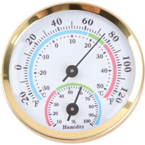 Mini Indoor Thermometer Hygrometer for Office, Home, Garden, Greenhouse - Battery-Free (1/5)