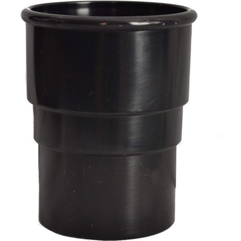 Round Downpipe Coupling - Black