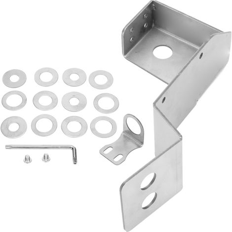 Support d'antenne antivol en acier inoxydable pour Mitsubishi Pajero V73 V93 V97 (argenté)