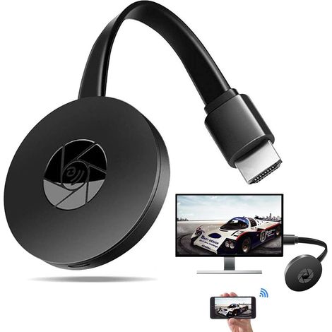 Miracast HDMI Dongle D'affichage Wireless HDMI Display Adapter HDMI Display Dongle WiFi Sans Fil Récepteur Streaming Seurico TV Box pour iPhone/iPad