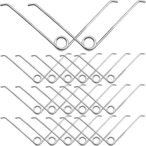 Packung mit 20 weißen, V-förmigen Ersatzfedern aus Edelstahl für Gartenscheren, präzises Zubehör für Handscheren, robuste Ersatzteile für Astscheren (1/5)