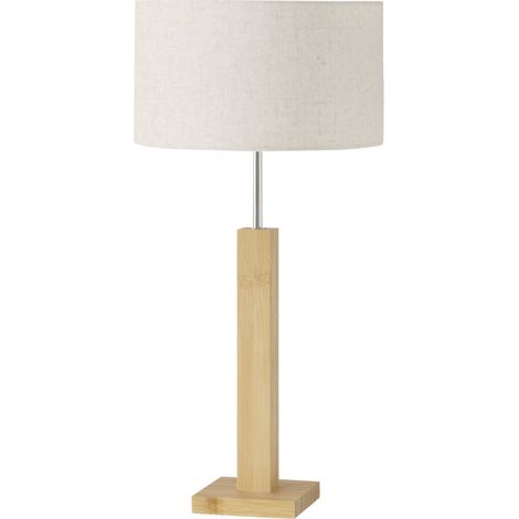 Tischlampe mit Bambussockel BENITO, 57 cm