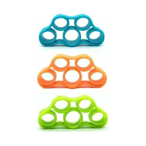 Finger Puller: Set mit 3 elastischen Fingerwiderstandsbändern (1/5)