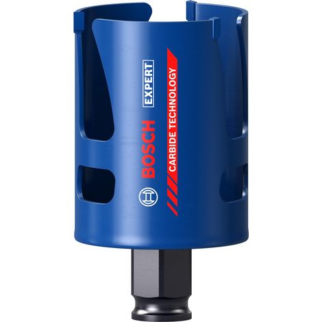 BOSCH EXPERT Scie trépan carbure Matériaux Construction - 57 mm - Bosch Power Change Plus - 60 mm