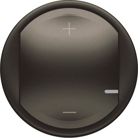 Plaque de finition Legrand variateur 2 fils graphite 6 cm