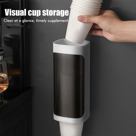 Porte-gobelets mural pour distributeur d'eau, support de tasses pour refroidisseur, maison ou bureau (1/5)