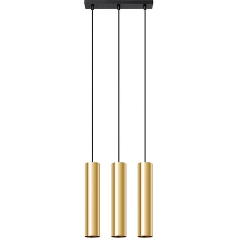 Lámpara colgante Vaza dorado pulido, 3 luces (1/5)