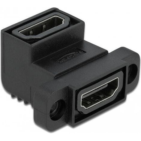 DELOCK 81308 CABLE DE VÍDEO Y ADAPTADOR HDMI TIPO A (ESTÁNDAR) NEGRO (1/2)