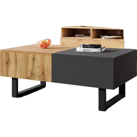 Couchtisch, modernes Design, versteckter Stauraum, A (1/2)