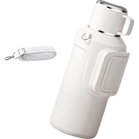 Dispenser per bevande robusto in acciaio - 2000 ml, bianco