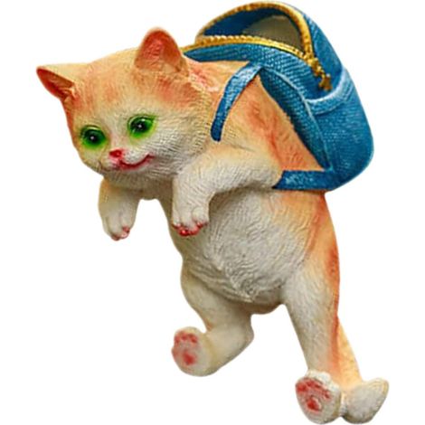 Katzen Dekoration aus Kunstharz Praktische