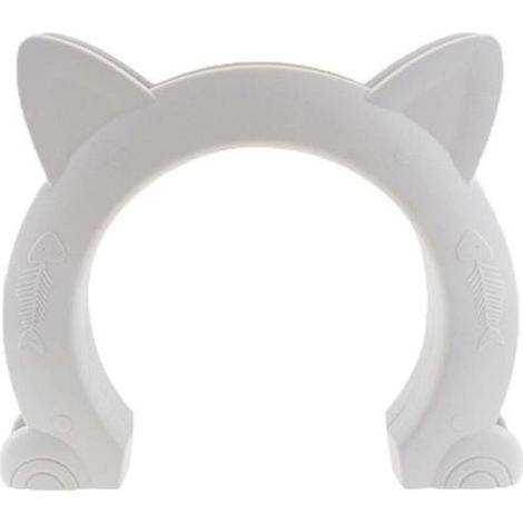SABIR Portes intérieures pour animaux de compagnie pour chats en forme de trou pour chat (1/4)