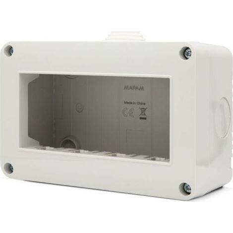 MAPAM box GEM 4P compatibile VIMAR PLANA - A6104BI