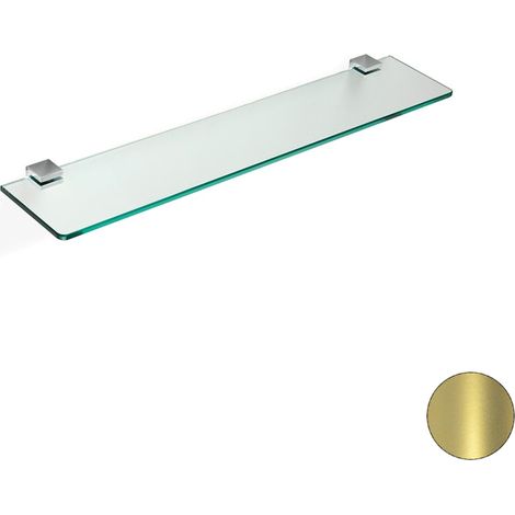 STILHAUS Gea mensola con piano vetro oro codice prod: 000GE0416