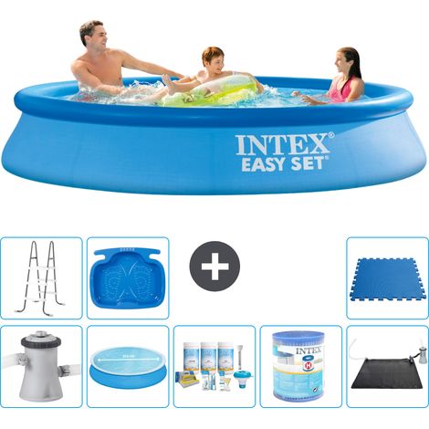 Intex Piscine Easy Set Ronde - 305x61 cm - 9-pièces S30885 (1/5)
