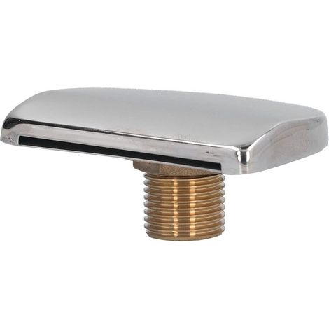 Ensemble robinet douche – cascade piscine spa – filetage externe 4 points – installation murale dissimulée – source chaude / hydrothérapie (1/5)