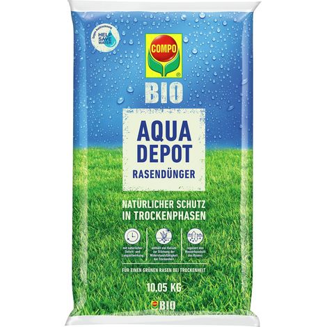 COMPO BIO Aqua Depot Rasendünger für bis zu 200 m² - 10,05 kg