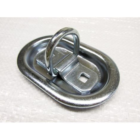 Folding Eye Plate Zinc Plated (1600KG Ratchet Lashing Marine Tie Down Fitting) (1/2)