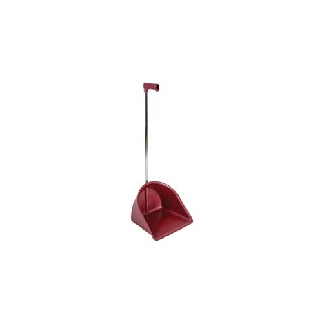 PALETTA RACCOGLI IMMONDIZIA BEVERLY IN PP MANICO IN METALLO CROMATO- - cm.35x90h. gr.710 - 5 pezzi