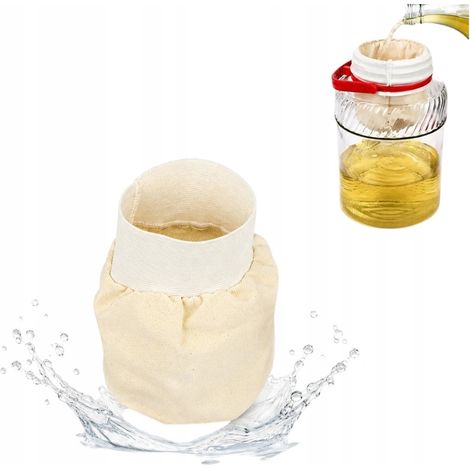 Sacchetto di cotone per filtrare le tinture di mosto di vino 1,2 l per filtrare (1/5)