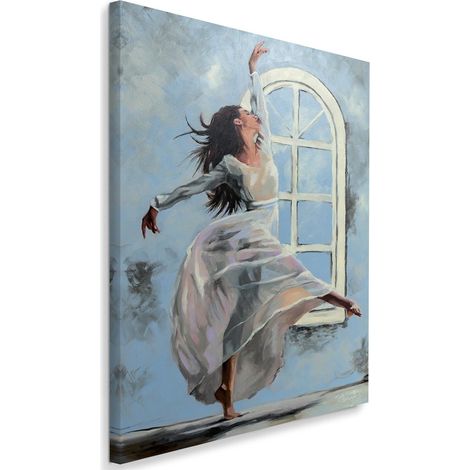 Quadro su tela, Ballerina danzante - 70x100 (1/5)