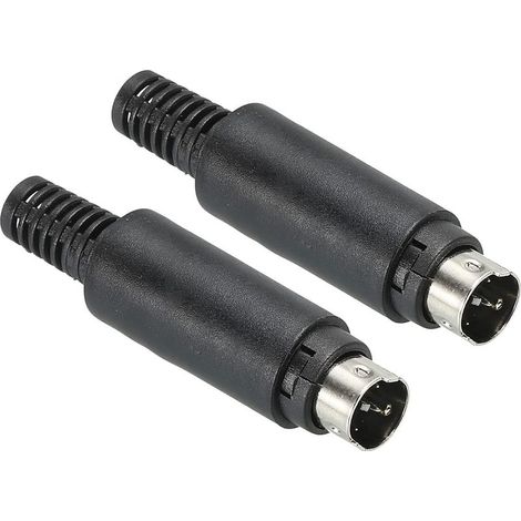 S-Vidéo DIN Mini Mâle Prise 3 Broche Signal Transmission pour TV, Lecteur DVD (1/5)